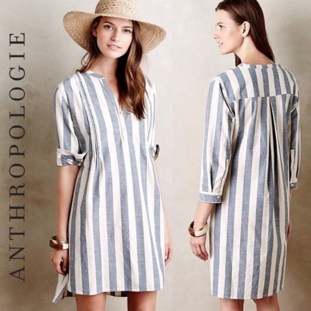 Anthropologie Isabelle Sinclair striped tunic